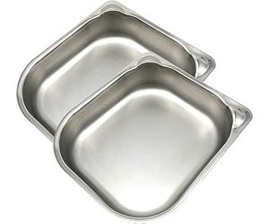 Cat Mate Inserti per ciotole in acciaio inox x 2 per alimentatore automatico Cat Mate C100 e C200 (alimentatore non incluso)