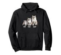Cat Meme Divertente Gatto Ragdoll di 3 Dimensioni Felpa con Cappuccio