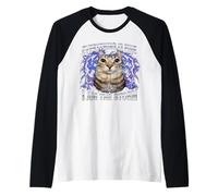 Cat Meme Va Tutto Bene I Am The Storm Maglia con Maniche Raglan