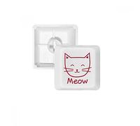 Cat Meow Simple Protect Animal PBT per tastiera meccanica bianco OEM n. marcato stampa multicolore MultiColor R2
