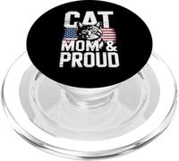 Cat Mom And Proud PopSockets PopGrip per MagSafe