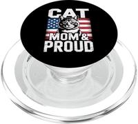 Cat Mom And Proud PopSockets PopGrip per MagSafe