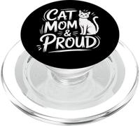 Cat Mom And Proud PopSockets PopGrip per MagSafe