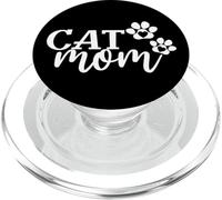 Cat Mom, Cat Paws Cat Lover Donne Ragazze Divertente Gatto Carino PopSockets PopGrip per MagSafe