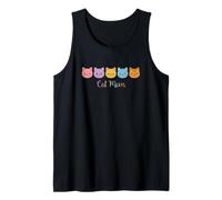 Cat Mom Cute Kawaii Cat Face Cat Lover Cute Cat Mom Canotta