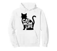 Cat Mom Life Felpa con Cappuccio