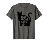 Cat Mom Life Maglietta