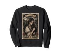 Cat Mom - Tarocchi gotici Vintage vittoriani estetici da Donna Felpa