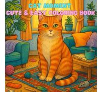 Cat Moments: Cute Cat Coloring Book for Cat Moms | 50 Premium Single-Sided Pages of Naughty Cats and Adorable Cat Moments