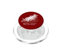 Cat Mother I Am But Skin and Bones per donne e uomini divertente PopSockets PopGrip per MagSafe
