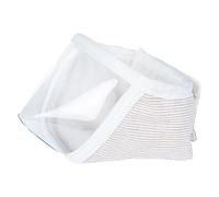Cat Muzzle For Biting - 25cm Neck Medium Size | PVC & Cotton Anti-Bite , Soft Protective Grooming Hood For Claw Clipping Bathing Vet Visits Indoor Travel Safety Guard For Kittens Cats