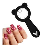 Cat Nail Magnet, Non-Slip Precise Manicure Tool With Heart Ring Design