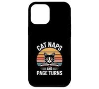 Cat Naps And Page Turns Amante dei libri Custodia per iPhone 12 Pro Max