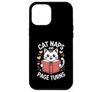 Cat Naps And Page Turns Amante dei libri Custodia per iPhone 12 Pro Max