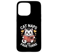 Cat Naps And Page Turns Amante dei libri Custodia per iPhone 15 Pro Max