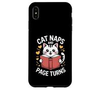 Cat Naps And Page Turns Amante dei libri Custodia per iPhone XS Max