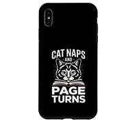 Cat Naps And Page Turns Amante dei libri Custodia per iPhone XS Max
