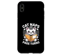 Cat Naps And Page Turns Amante dei libri Custodia per iPhone XS Max