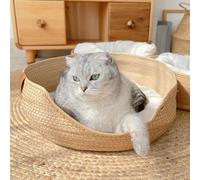 Cat Nest Basket Pet Bed Summer Cat House Cat Scratch Mat per gatti e cani di