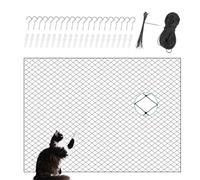 Cat Netting Balcony - Cat Protection Net | Cats Balcony Rail Net | Screen Fence Safety Protector for Outdoor Deck Staircase Indoor Safety Garden Patio Apartment Window, Ideal for Staircases