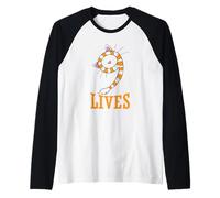 Cat Nine Lives - Sciarpa con Orecchie di Gatto Maglia con Maniche Raglan