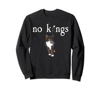 Cat No Kings Protest Resistere Felpa