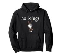 Cat No Kings Protest Resistere Felpa con Cappuccio