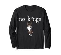 Cat No Kings Protest Resistere Maglia a Manica