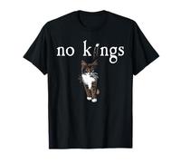 Cat No Kings Protest Resistere Maglietta