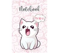 Cat Notebook: Cute Kitten Journal with Date Space on Every Page: Lined Writing Notebook with Daily Date Section for Girls, Teens and Adults