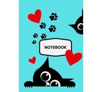 Cat Notebook: Hardcover Notebook, 200 Pages, 7x10 inches, lined pages, White Paper, For Writing, Work, Study, Diary, School, Passwords, Scrapbook and ... Cat Pictures, Teen Gift, Cat & Animal Lovers
