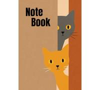 Cat Notebook - Two Cute Cats - College Ruled, 120 Pages, 7x10 In