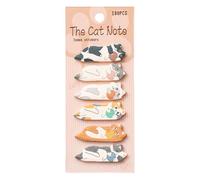 Cat Notepad - Funny Sticky Notes | 180 fogli adesivi per carta con simpatica Cat Design, Stationery for School, Classroom, Office, Party, Kids, Studenti, Teachers, Reminder Notes