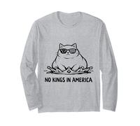 Cat Obese No Kings in America Protesta Maglia a Manica