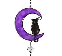Cat On The Moon Hanging Windchime