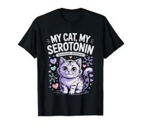 Cat Only Source Serotonin Daily Cats Boost Booster Mental Maglietta