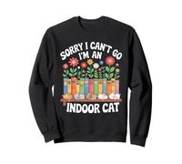 Cat Owners Introverts Homebodies I Cant Go Indoor Cat Felpa