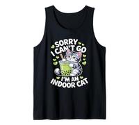Cat Owners Introverts Sorry I Cant Go Im An Indoor Cat Canotta