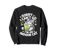 Cat Owners Introverts Sorry I Cant Go Im An Indoor Cat Felpa