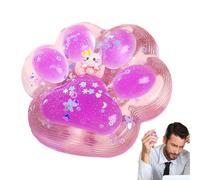 Cat Paw Squeeze Toy, Cartoon Claw Fidget, Lightweight Stress Reliever, Soft Silicone Texture, Sensory Play Gadget, ideale per bambini, ragazzi, adulti, ufficio Desk, e supporto calming