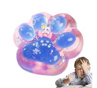 Cat Paw Squeeze Toy, Cartoon Claw Fidget, Lightweight Stress Reliever, Soft Silicone Texture, Sensory Play Gadget, ideale per bambini, ragazzi, adulti, ufficio Desk, e supporto calming