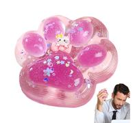 Cat Paw Squeeze Toy, Cartoon Claw Fidget, Lightweight Stress Reliever, Soft Silicone Texture, Sensory Play Gadget, ideale per bambini, ragazzi, adulti, ufficio Desk, e supporto calming