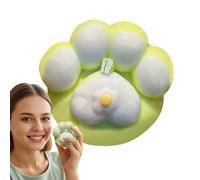 Cat Paw Squeeze Toy, Sensory Stress Relief, Soft Cement Material, Anti-Stress Texture for Classroom Fidgeting, Workplace Tension Reduction, Collectible Gift, 4,37 pollici