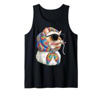 Cat Pet Granny Square Crochet Yarn Crochet Lover Canotta