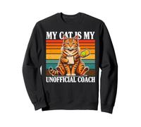 Cat Pickleball Il Mio Gatto è Il Mio Allenatore Non Ufficiale Felpa