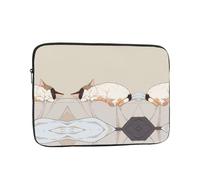 Cat pigrizia fantasia 17 pollici borsa computer borsa portatile borsa di immagazzinaggio del computer, adatto per viaggi di lavoro e pendolarismo