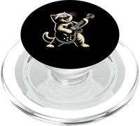 Cat Playing Guitar Cat Rock And Roll Cat Rock Star Funny Cat PopSockets PopGrip per MagSafe