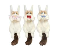 Cat Plush Backpack, Realistic Animal Bag, Stuffed Kitty Pack with Ample Storage Space, Travel Backpacks with Soft Plush Fabric, Fashion Accessories, Cat Stuffed Backpack for School Travel Use