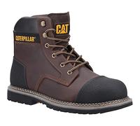CAT Powerplant S3 - Scarpe antinfortunistiche da uomo, Marrone, 43 EU