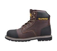 CAT Powerplant S3 - Scarpe antinfortunistiche da uomo, Marrone, 42 EU